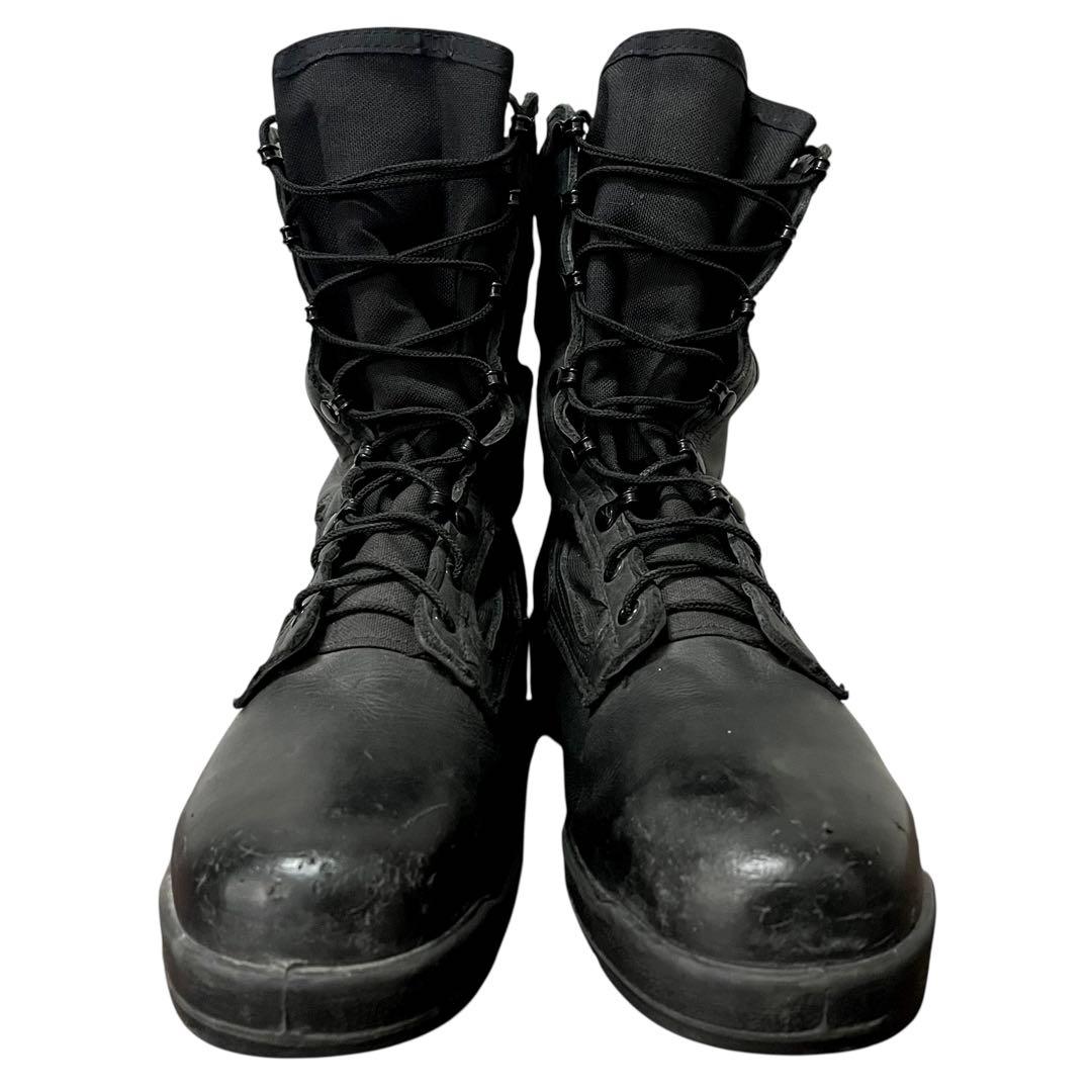 BELLEVILLEベルビル USA製 ミリタリーブーツ トゥガード 黒 11