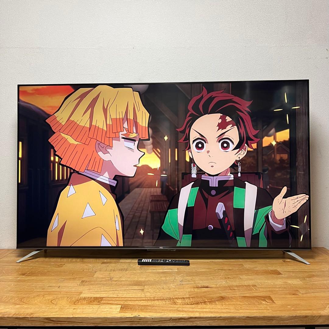 TCL 65V型4K 液晶テレビ 65P745 Google TV 2024年製