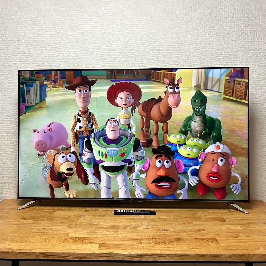 TCL 65V型4K 液晶テレビ 65P745 Google TV 2024年製