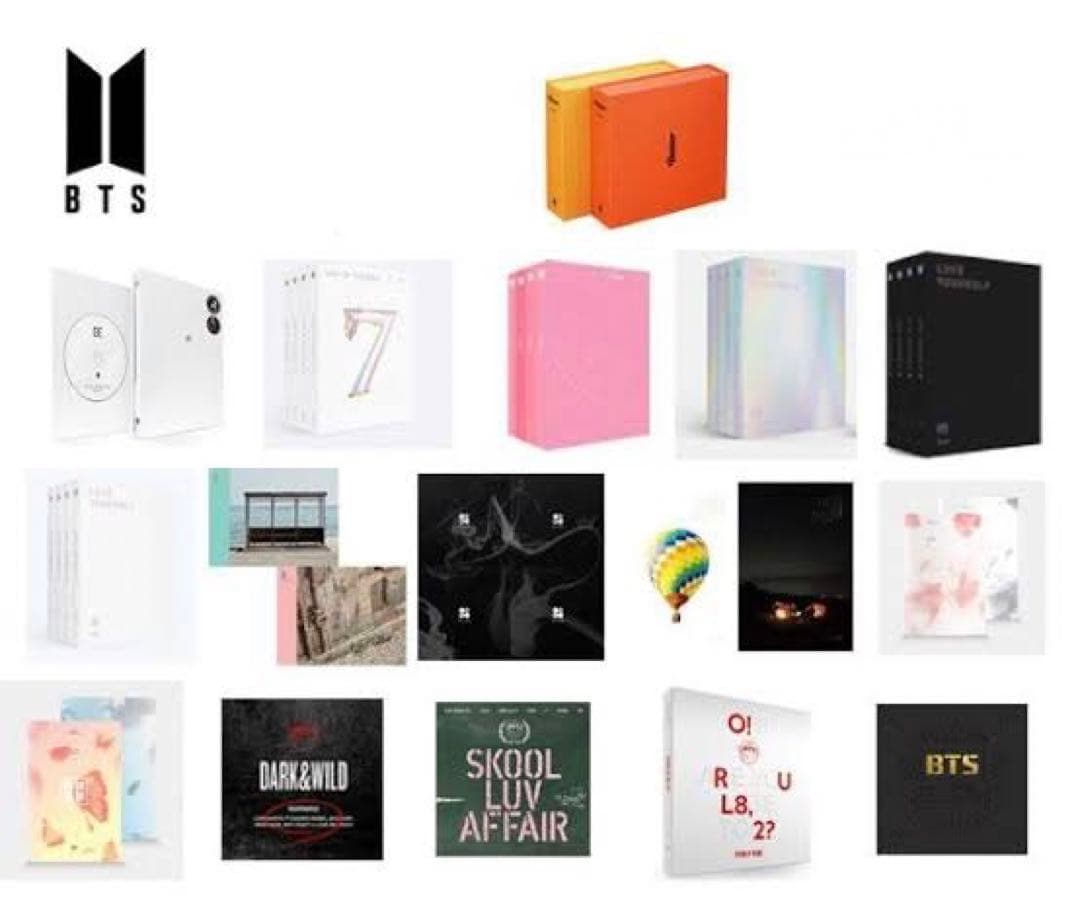 BTSアルバムセット ランダムトレカ付き