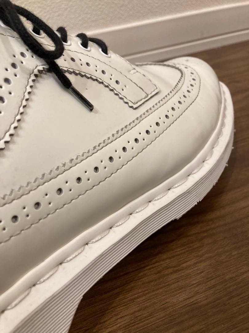 Y*s様 ドクターマーチン　ホワイト　レザー ウィングチップ