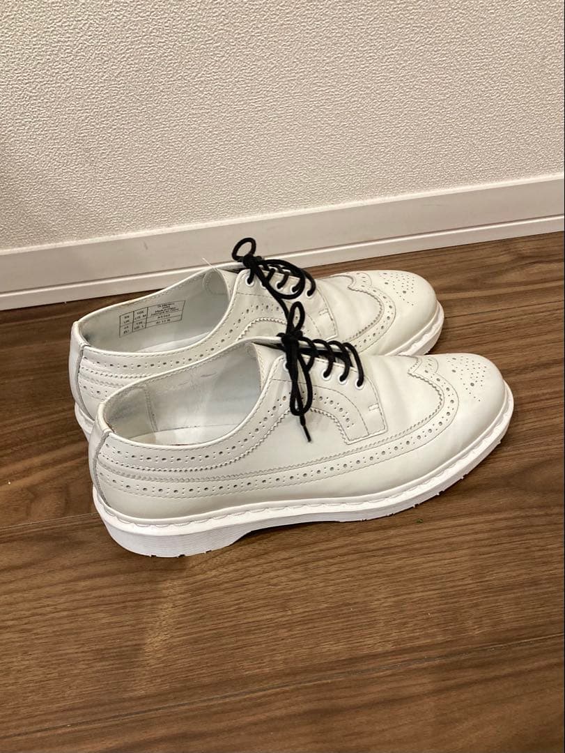 Y*s様 ドクターマーチン　ホワイト　レザー ウィングチップ
