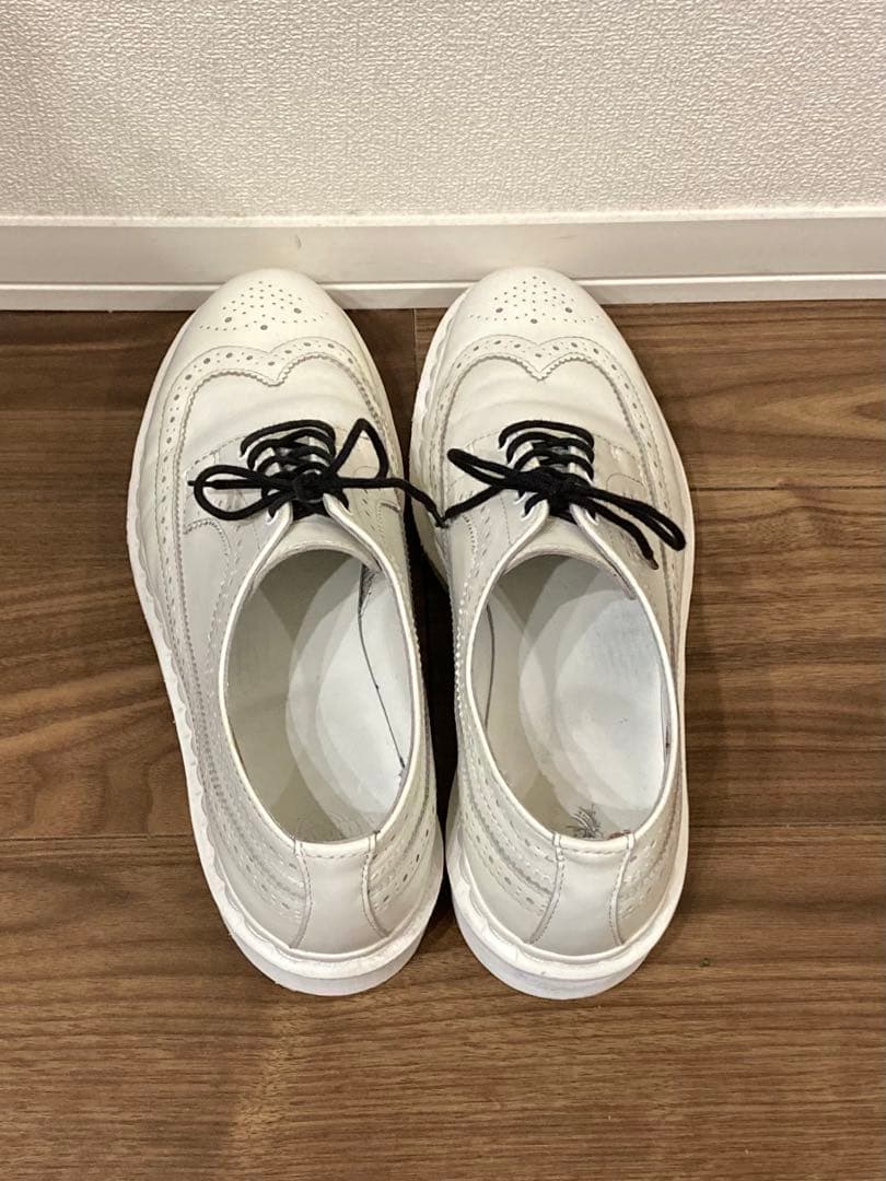 Y*s様 ドクターマーチン　ホワイト　レザー ウィングチップ