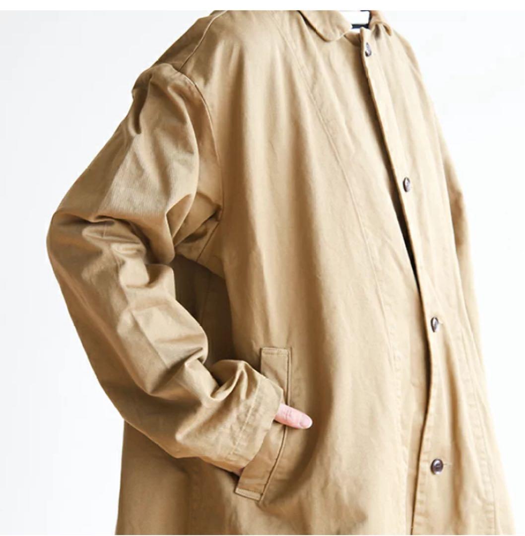 HARVESTY ハーベスティ チノクロスオーバーコート ロングコート　２