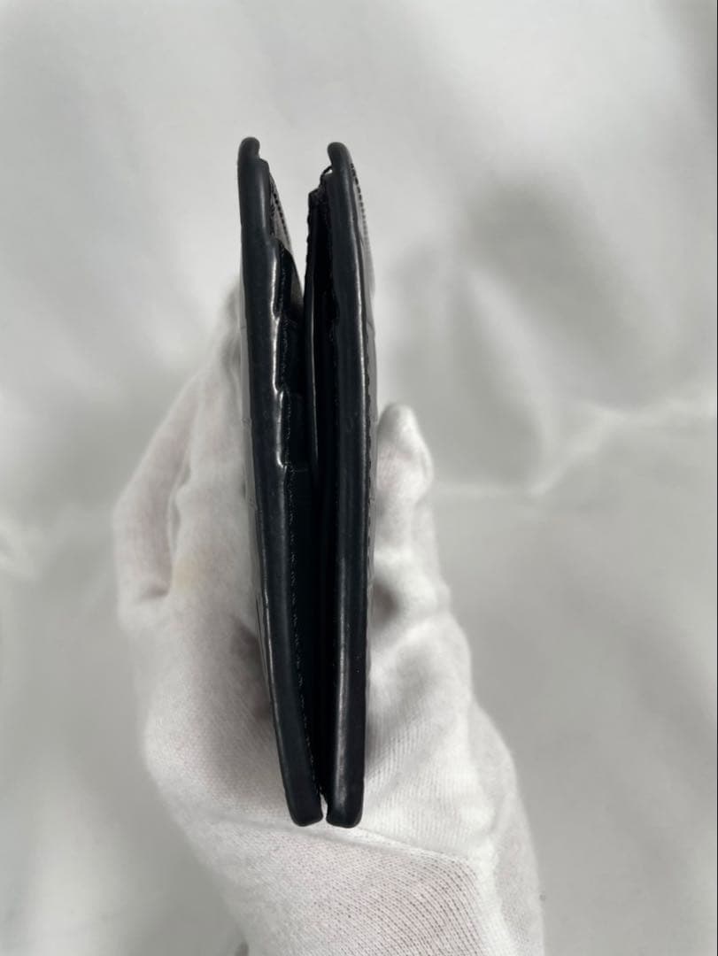 美品 TOM FORD トムフォード 二つ折り財布 クロコ型押し レザー 箱付き