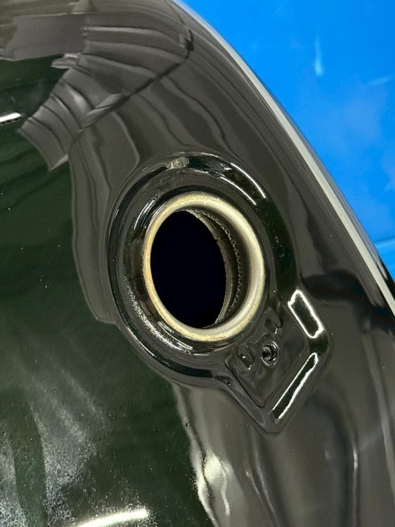 XJ400黒橙１ 外装 フェンダーロゴ タンク アルフィン ハネテールカウル