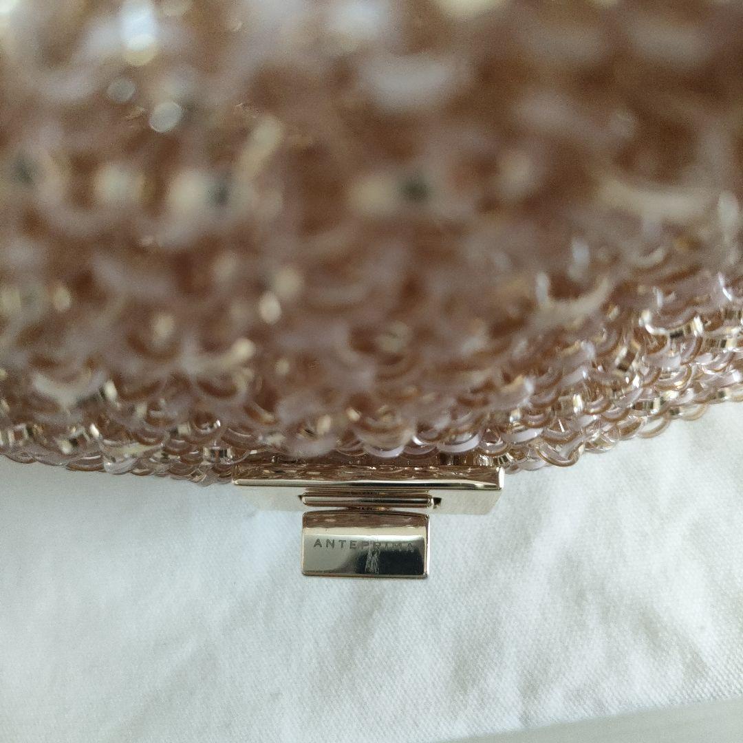 アンテプリマ ワイヤーバッグ パウダリーピンクゴールド