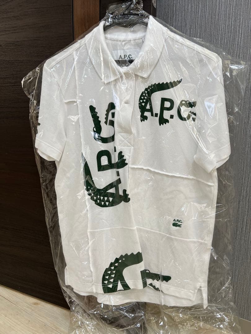 『Lacoste x A.P.C.』 コラボ パッチワークポロシャツ