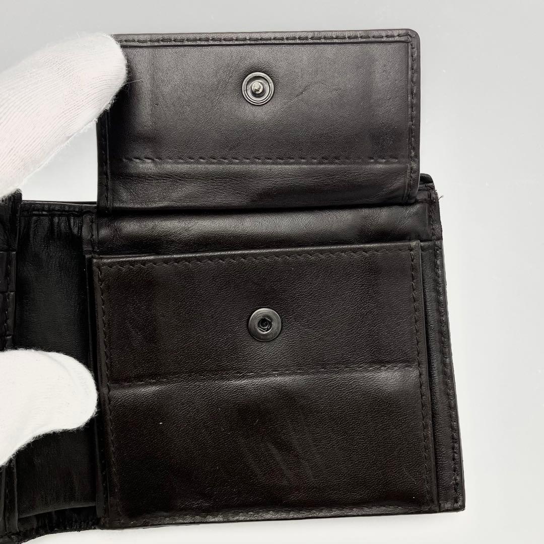 ボッテガ ピッコロ 二つ折り財布 イントレチャート 定期入れ レザー