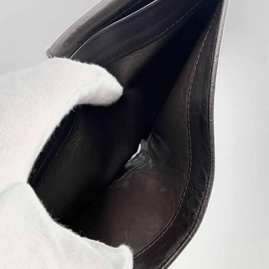 ボッテガ ピッコロ 二つ折り財布 イントレチャート 定期入れ レザー