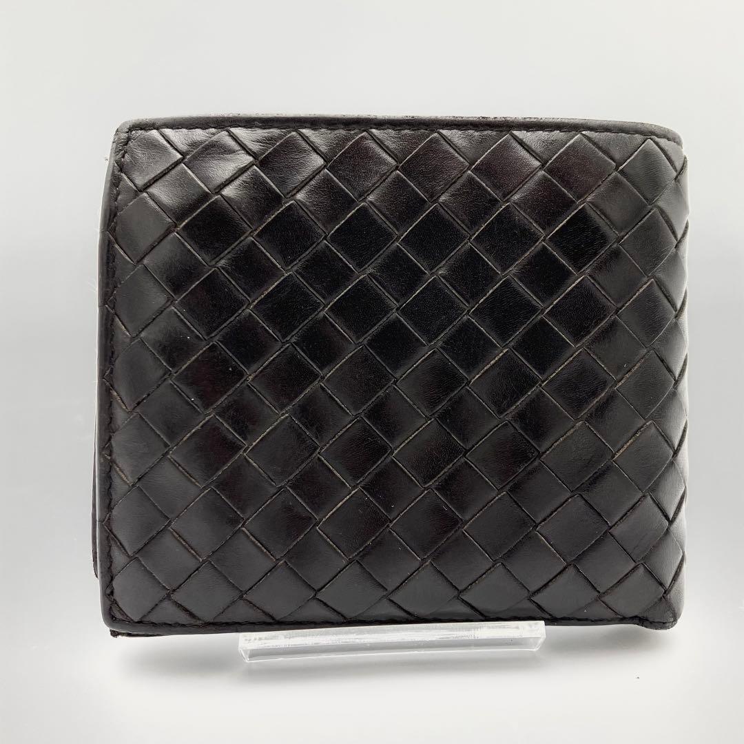 ボッテガ ピッコロ 二つ折り財布 イントレチャート 定期入れ レザー