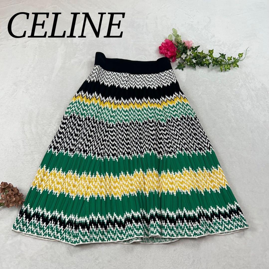 J231 新品未使用 M セリーヌ ひざ丈スカート レディース