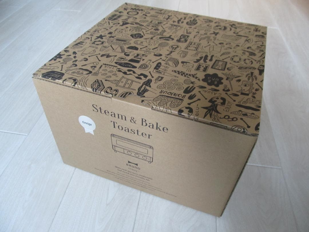 【新品未使用】BRUNO スチーム＆ベイクトースター BOE067-GRG