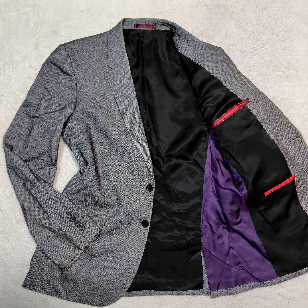 ポールスミス ヘリンボーン テーラードジャケット メンズ XL