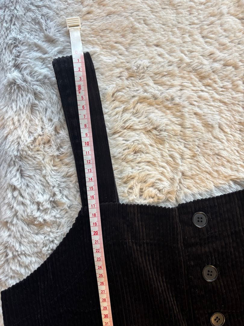 【未着用】fig London コーデュロイサロペット