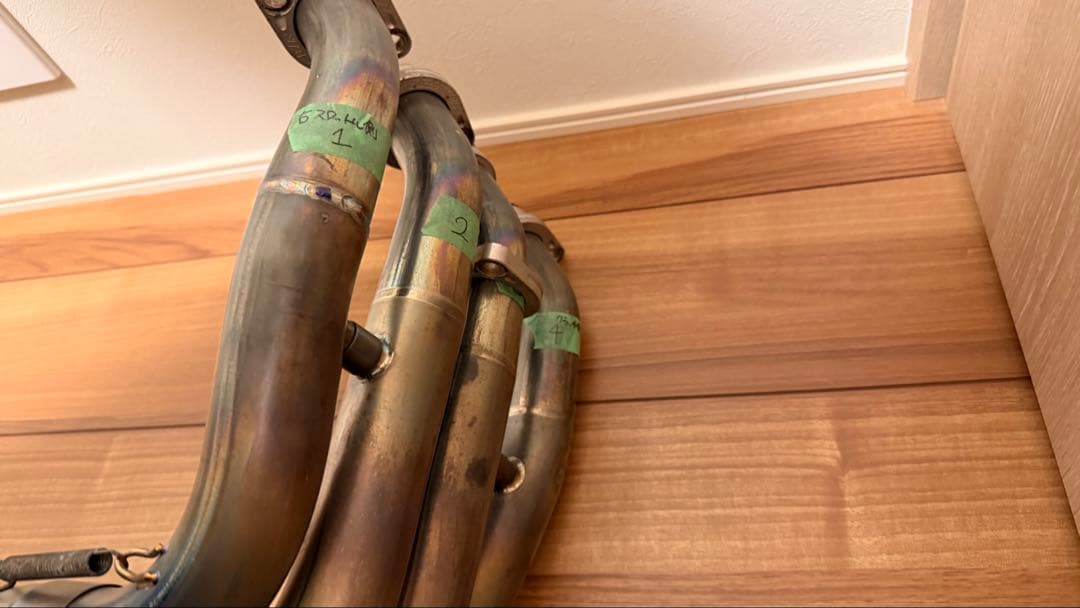 YZF-R6 13S ストライカー　チタン　フルエキ　マフラー　ワンオフステー付