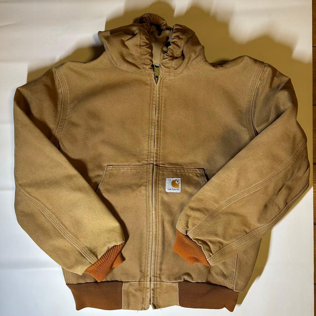 Carhartt YO5 フルジップフード付きジャケット Boys-L