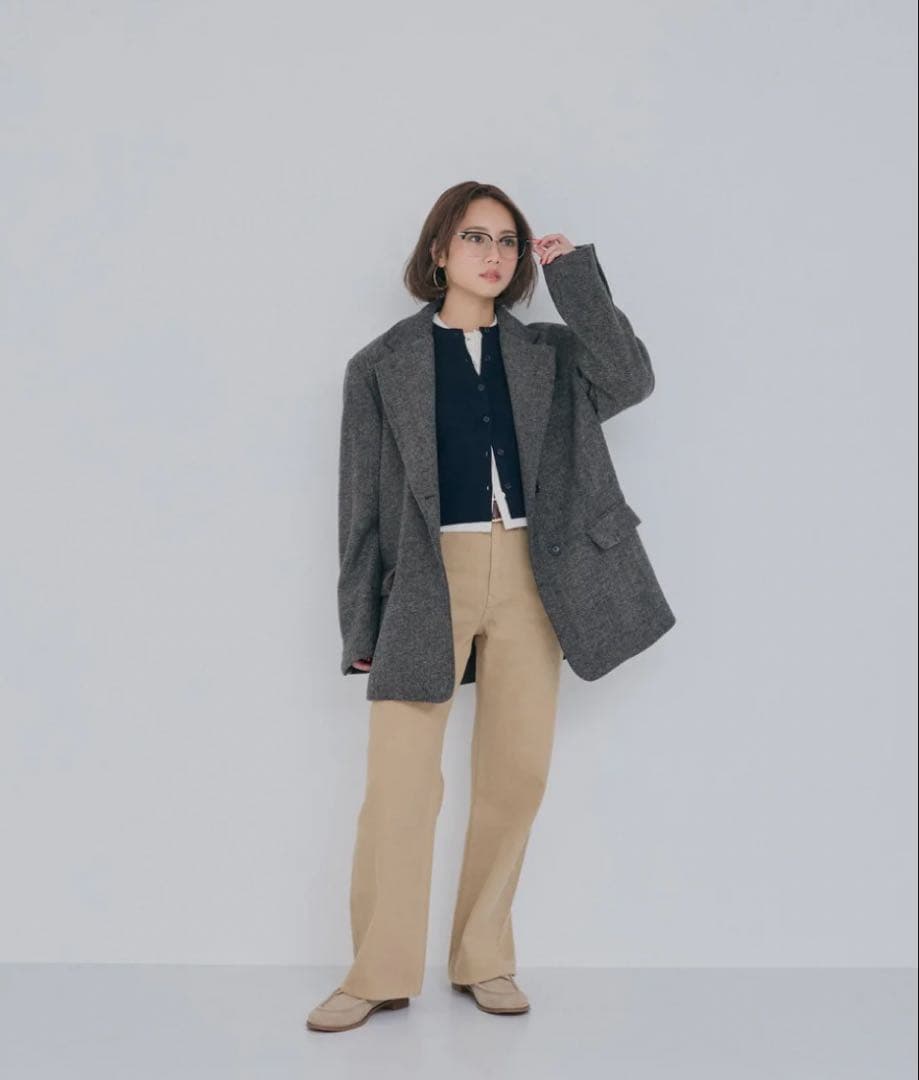 【シールームリン】collab オーバーショルダーテーラードジャケット