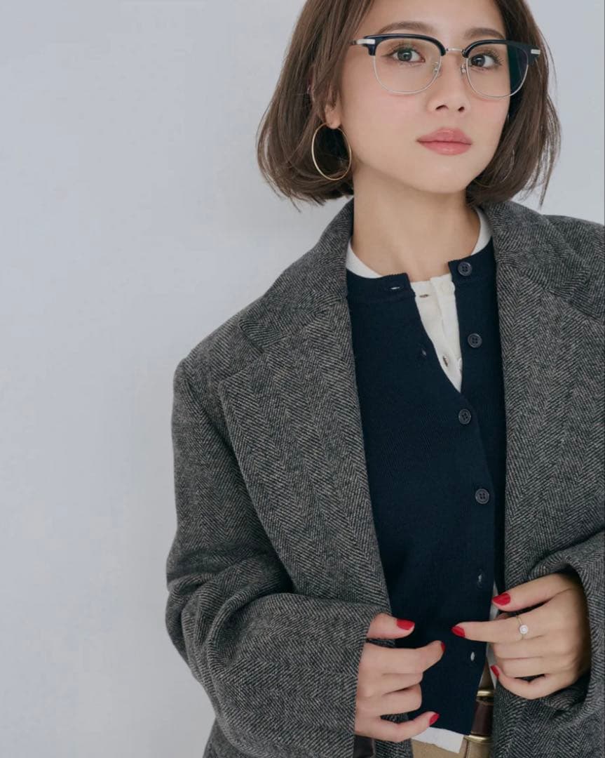 【シールームリン】collab オーバーショルダーテーラードジャケット