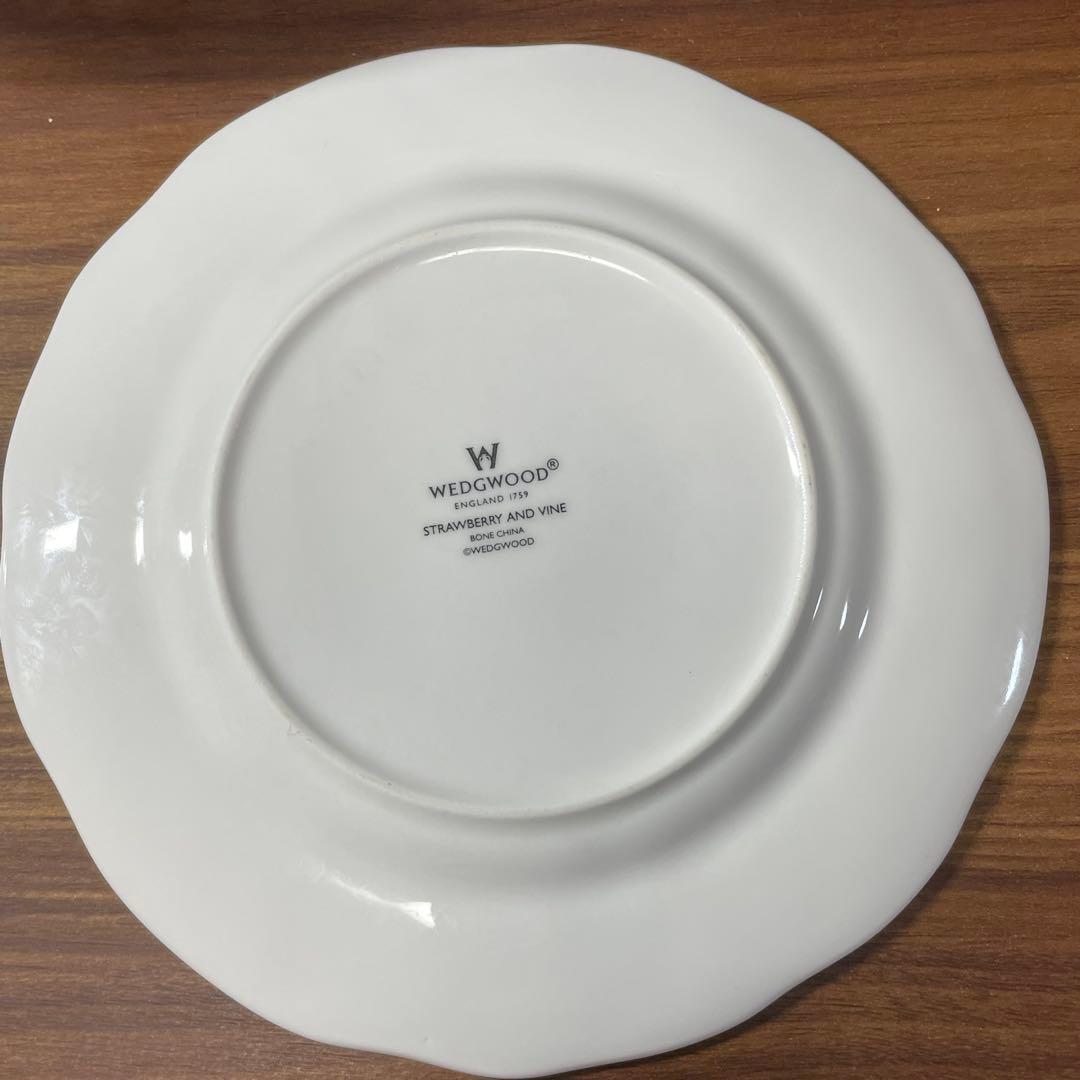 【希少】17cm 6枚ウェッジウッド ストロベリー＆バイン 廃盤 箱あり