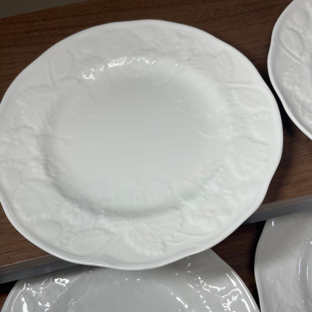 【希少】17cm 6枚ウェッジウッド ストロベリー＆バイン 廃盤 箱あり