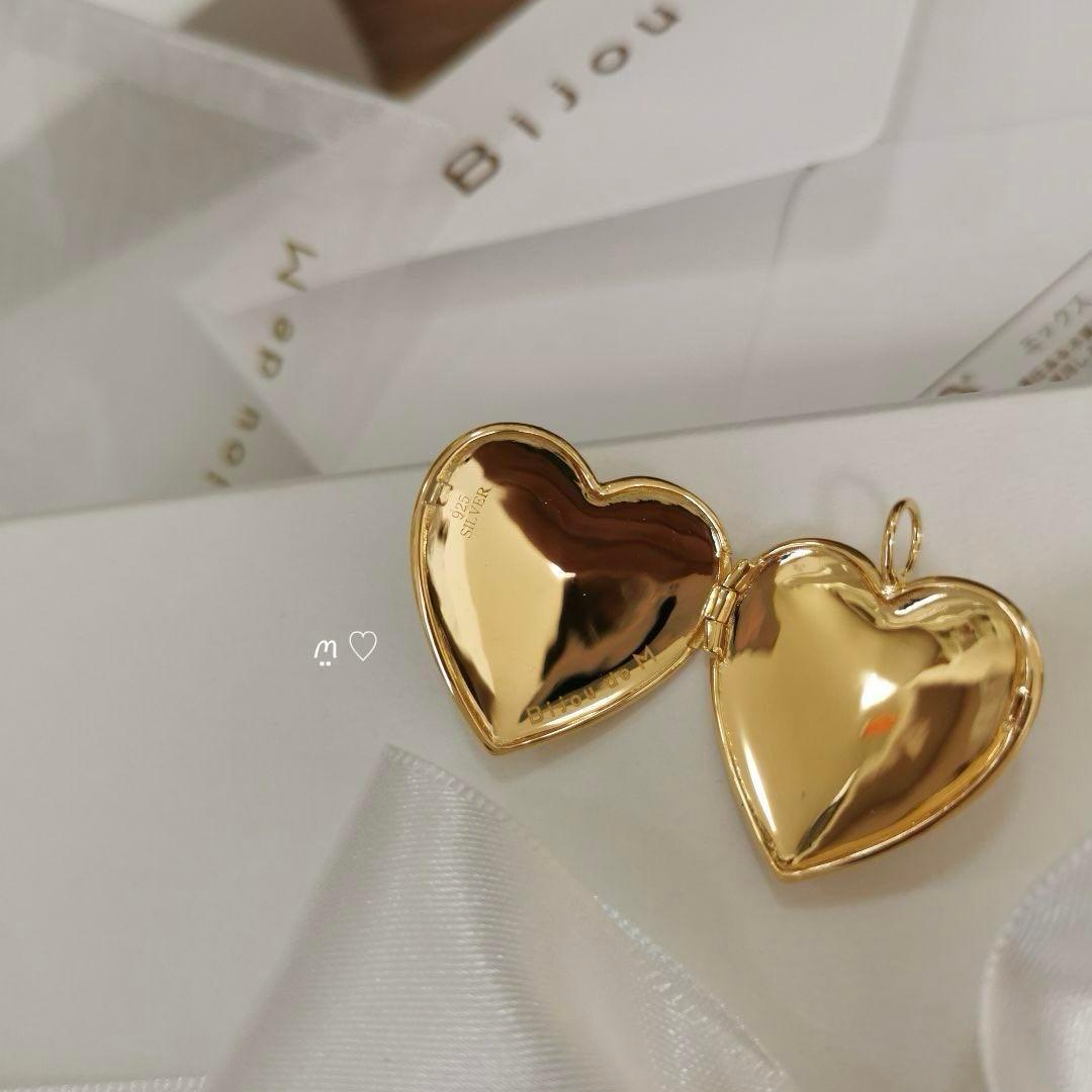BIJOU de M　ビジュードエム　ハートロケット　ネックレスチャーム　現行品