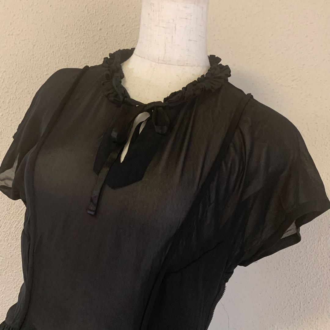 トリコ コムデギャルソン ＊クラシカル ワンピース 黒 【AD2005】