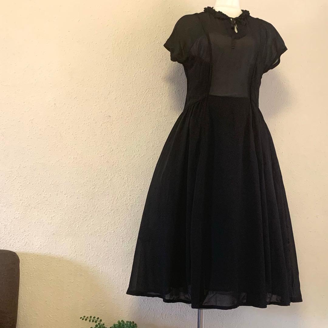 トリコ コムデギャルソン ＊クラシカル ワンピース 黒 【AD2005】