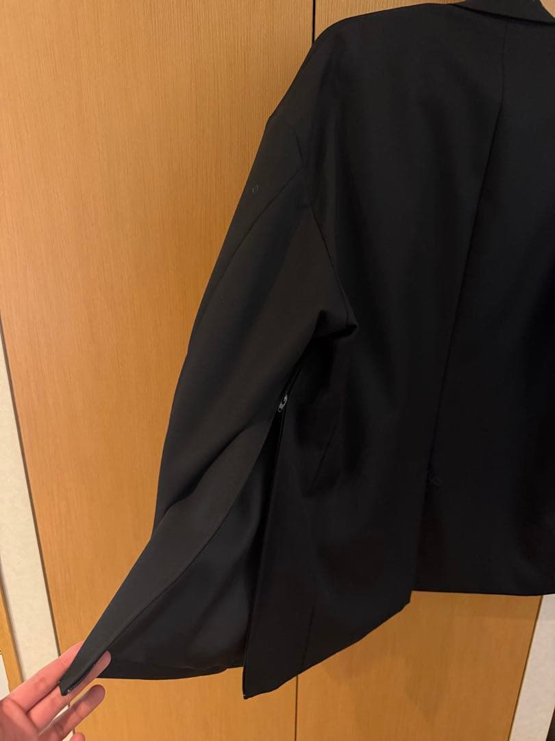 MAISON SPECIAL ブラック ダブルブレストジャケット