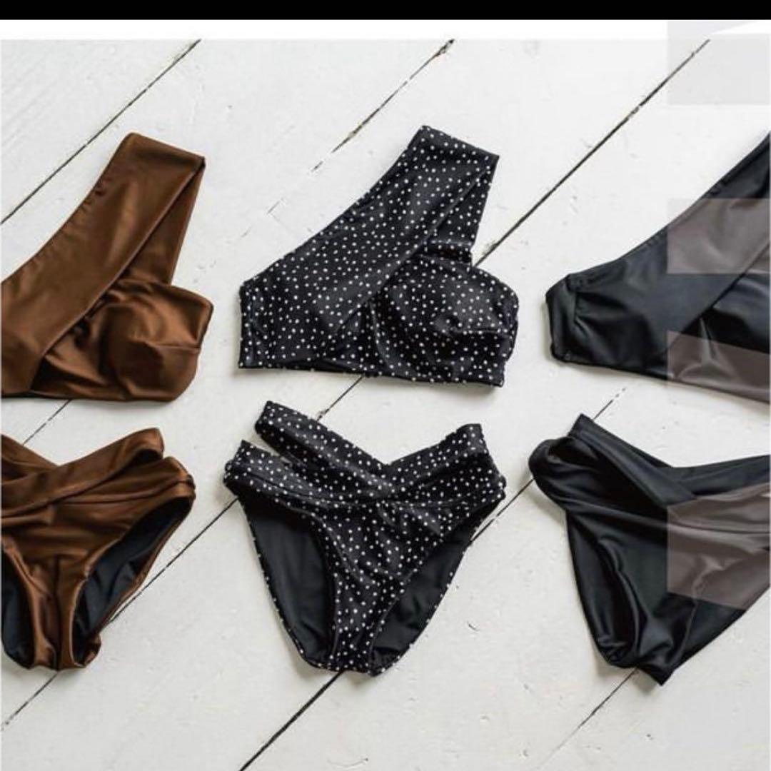 DESCENDANT ELENDEEK スイムウェア 水着 ビキニ 黒ドット