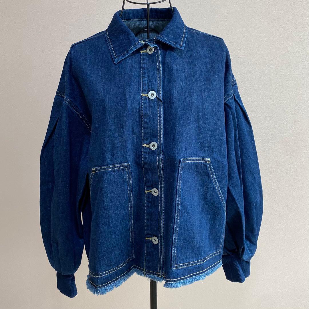 【フロッグ】YAMADAYA Vin ボリュームスリーブデニムジャケット