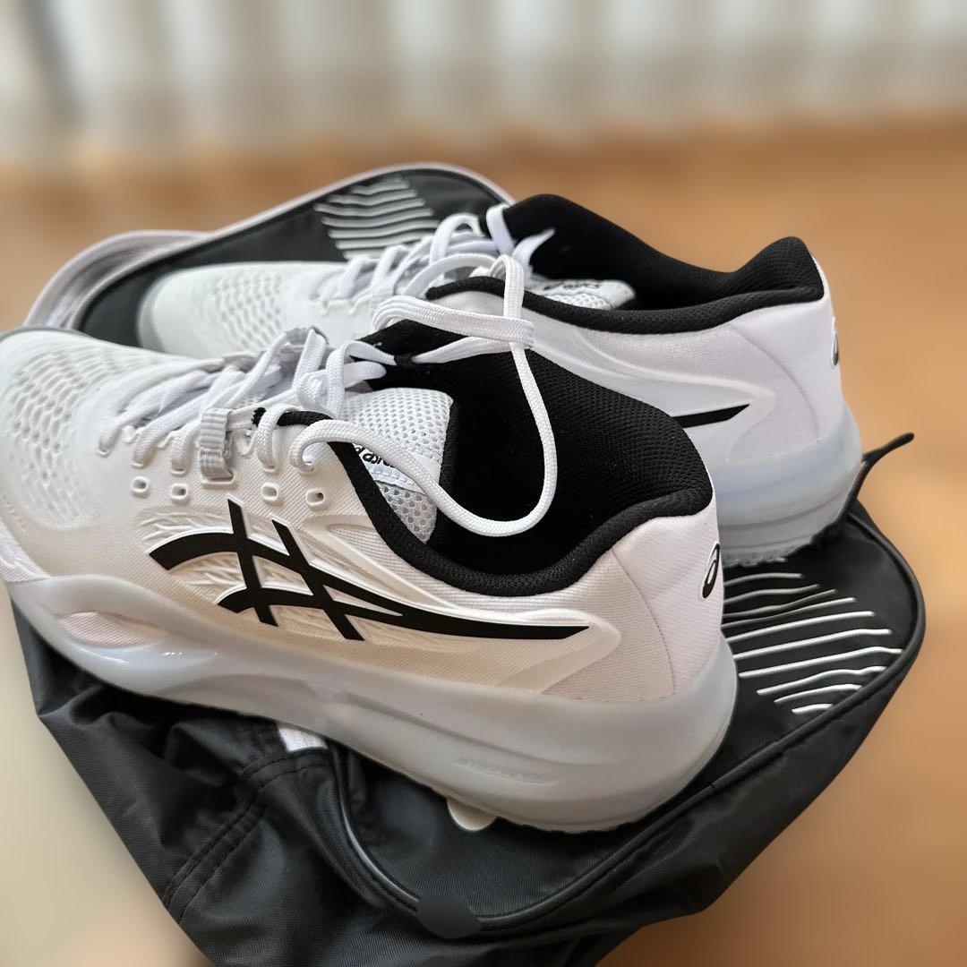 最終大幅お値下☆断捨離☆アシックスソフトテニス砂入りオムニクレー用テニスシューズ