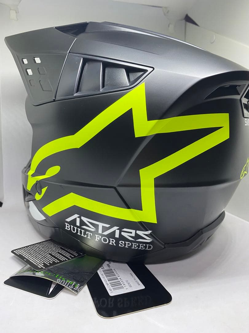 あか、アルパインスターズ SM5 オフロードヘルメット