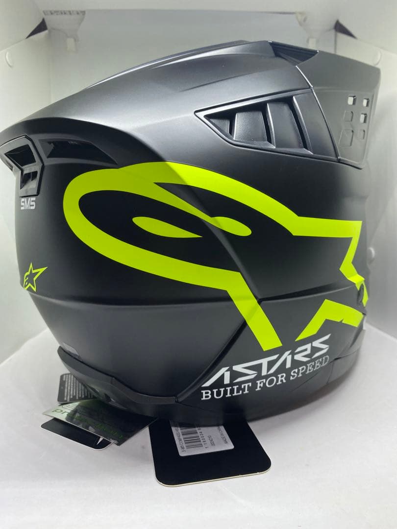 あか、アルパインスターズ SM5 オフロードヘルメット