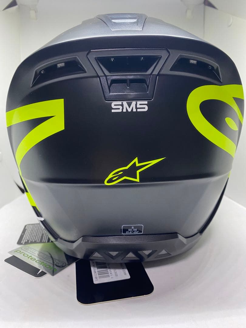 あか、アルパインスターズ SM5 オフロードヘルメット