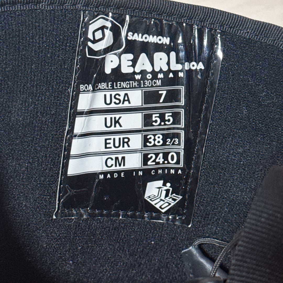 SALOMON スノーボード ブーツ PEARL BOA WOMAN 24cm
