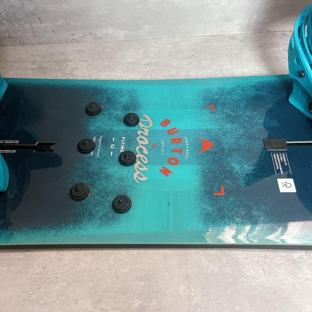 バートン メンズ スノーボード セット プロセス マラビータ ビンディング