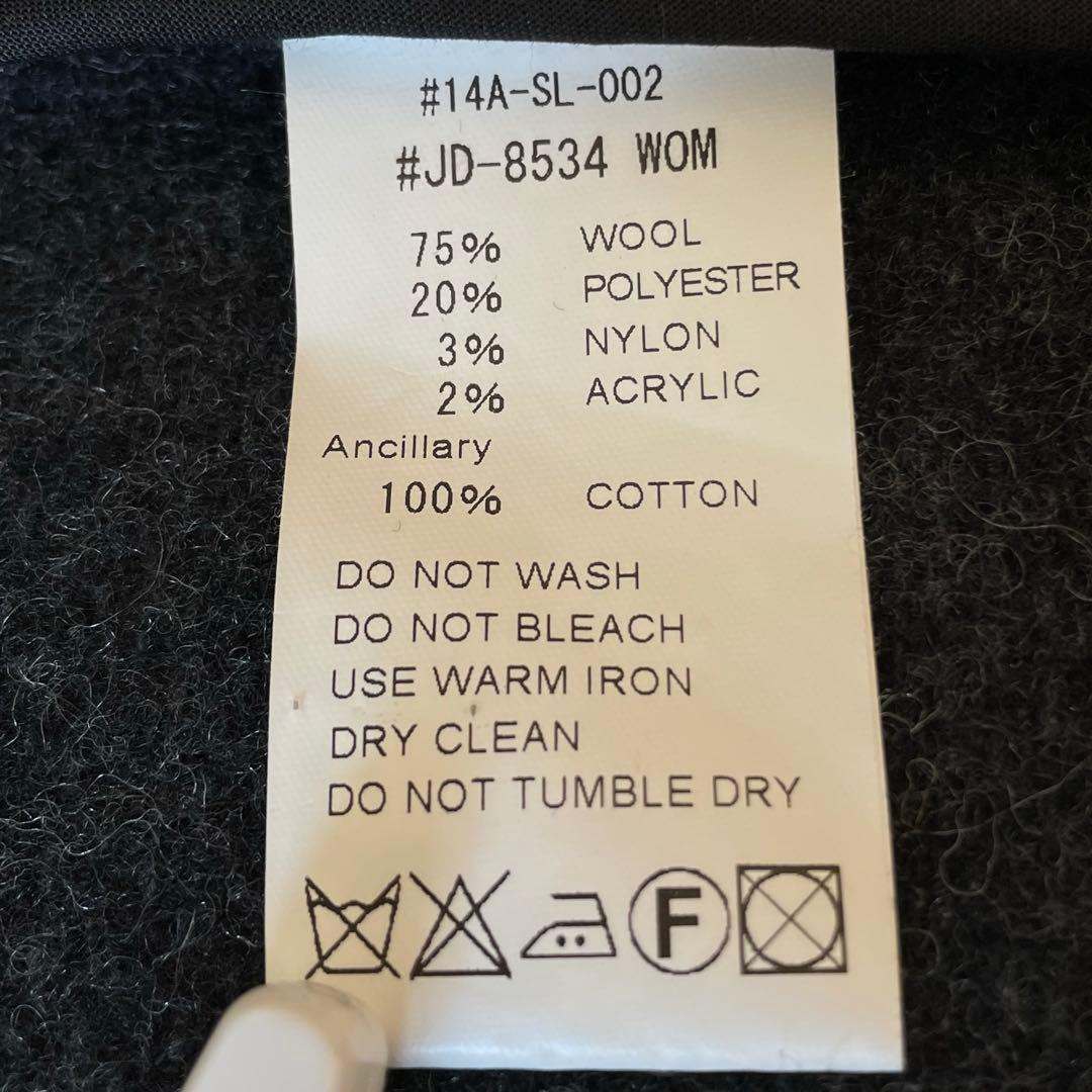 DANTON ダントン　WOOL MOSSER ウールモッサ シングルコート