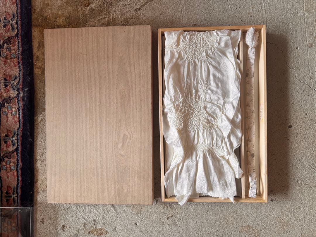 濃青　正絹振袖フルセット(5点) 袋帯・長襦袢付き！・半衿・帯揚げ　友禅　孔雀