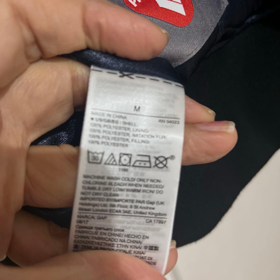 希少old gap MA-1 ファー　短丈　黒　ボンバージャケット　Y2K