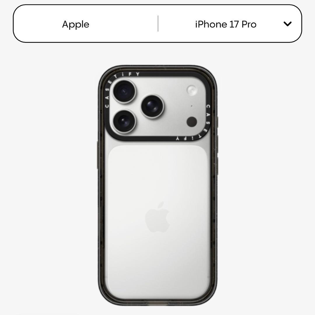 CASETIFY iPhone17pro インパクトケース クリアケース