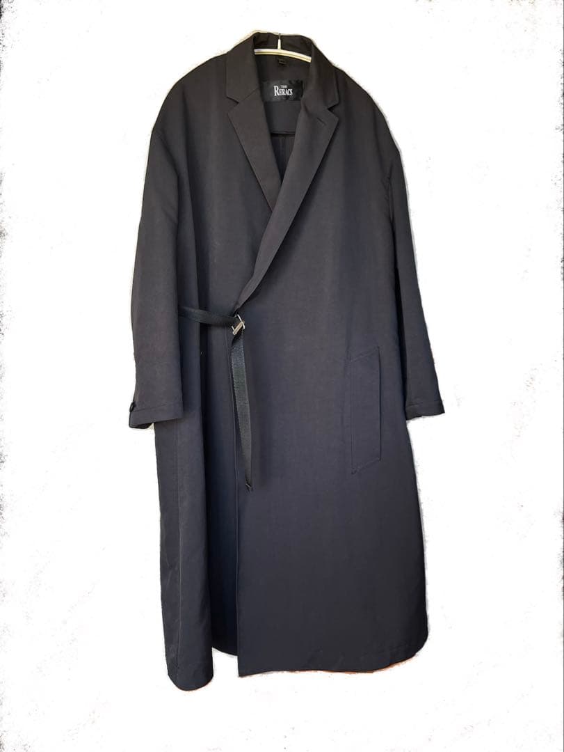 THE RERACS ザリラクス　チェスターコート　タイロッケンコート　ブラック