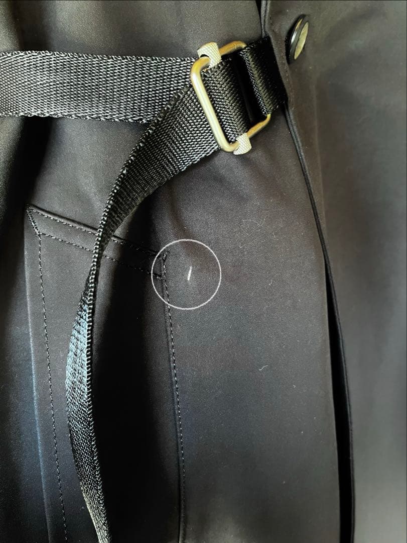 THE RERACS ザリラクス　チェスターコート　タイロッケンコート　ブラック