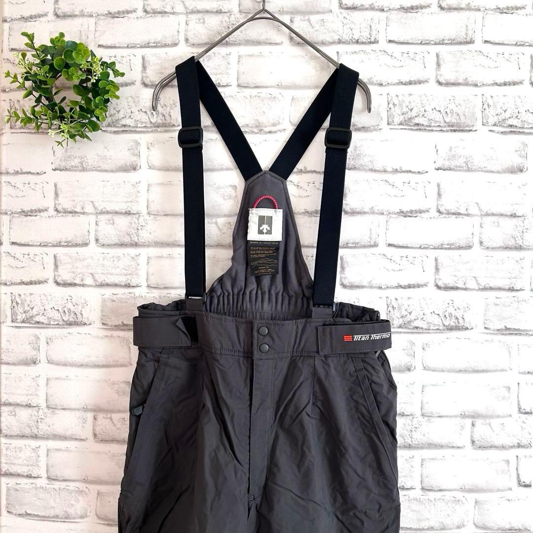 DESCENTE デサント★スキーパンツ（L）グレー スノボ メンズ