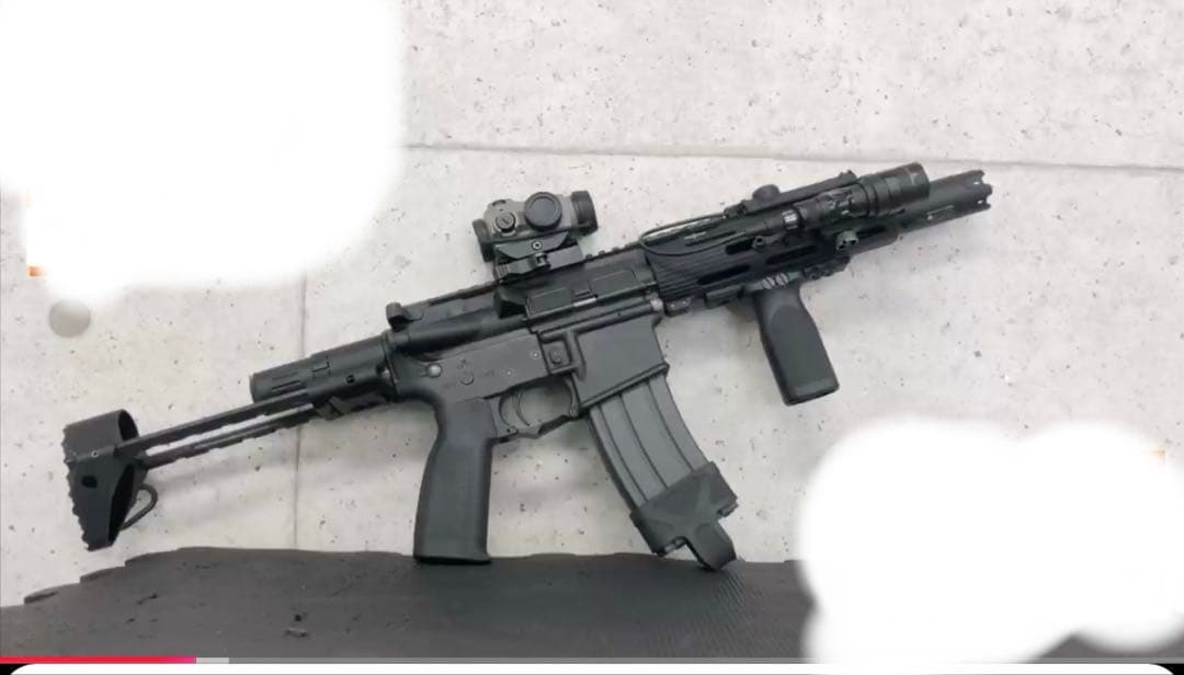 東京マルイ CQBR BLOCK1 ガスブローバックマシンガン　カスタム