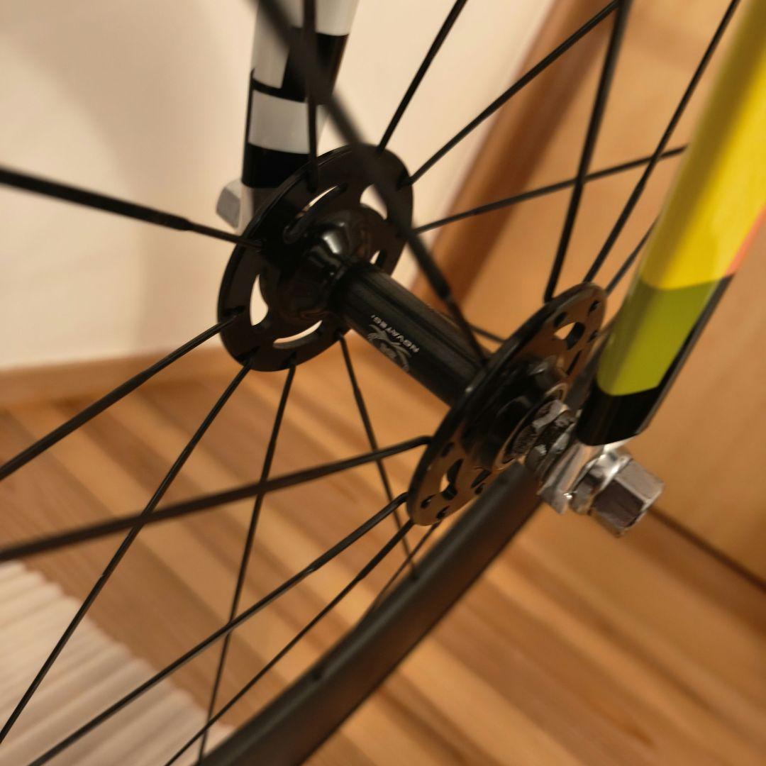 カーボンホイール　88mm フロント クリンチャー
