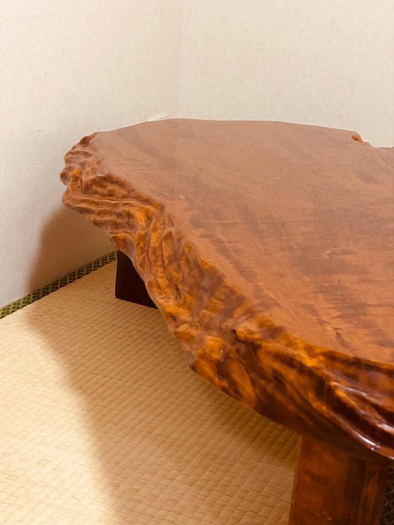 【格安出品】座卓 キズあります 重量50kg 天板厚み7cm