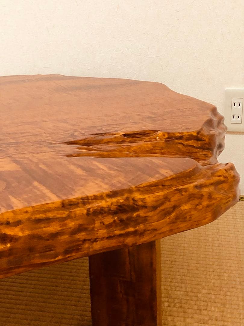 【格安出品】座卓 キズあります 重量50kg 天板厚み7cm