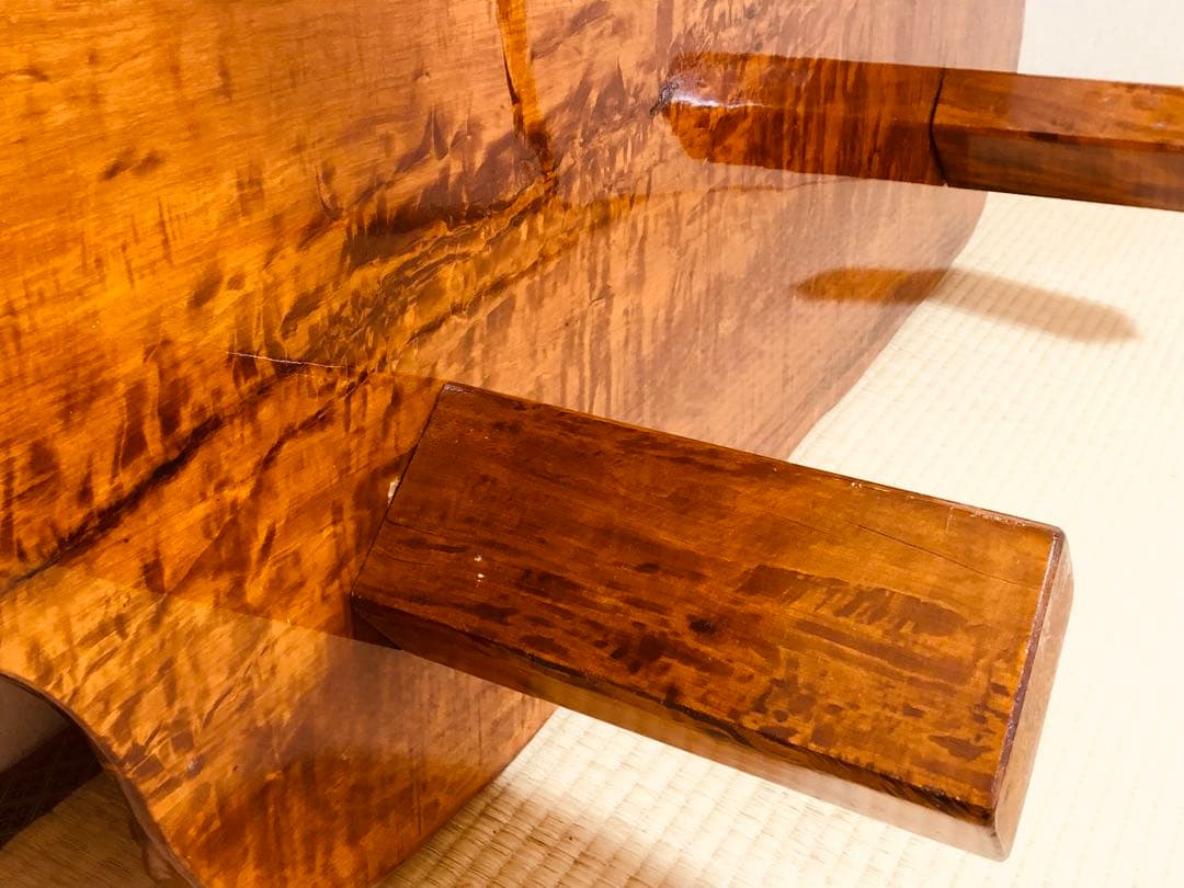 【格安出品】座卓 キズあります 重量50kg 天板厚み7cm