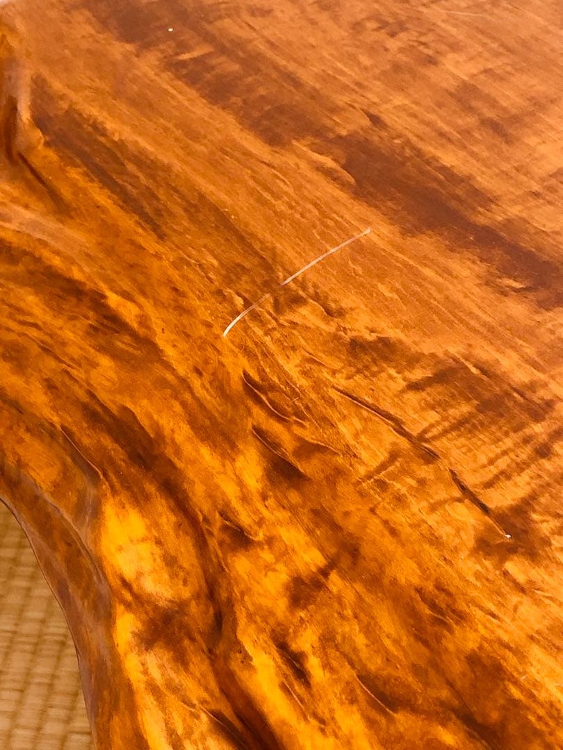 【格安出品】座卓 キズあります 重量50kg 天板厚み7cm